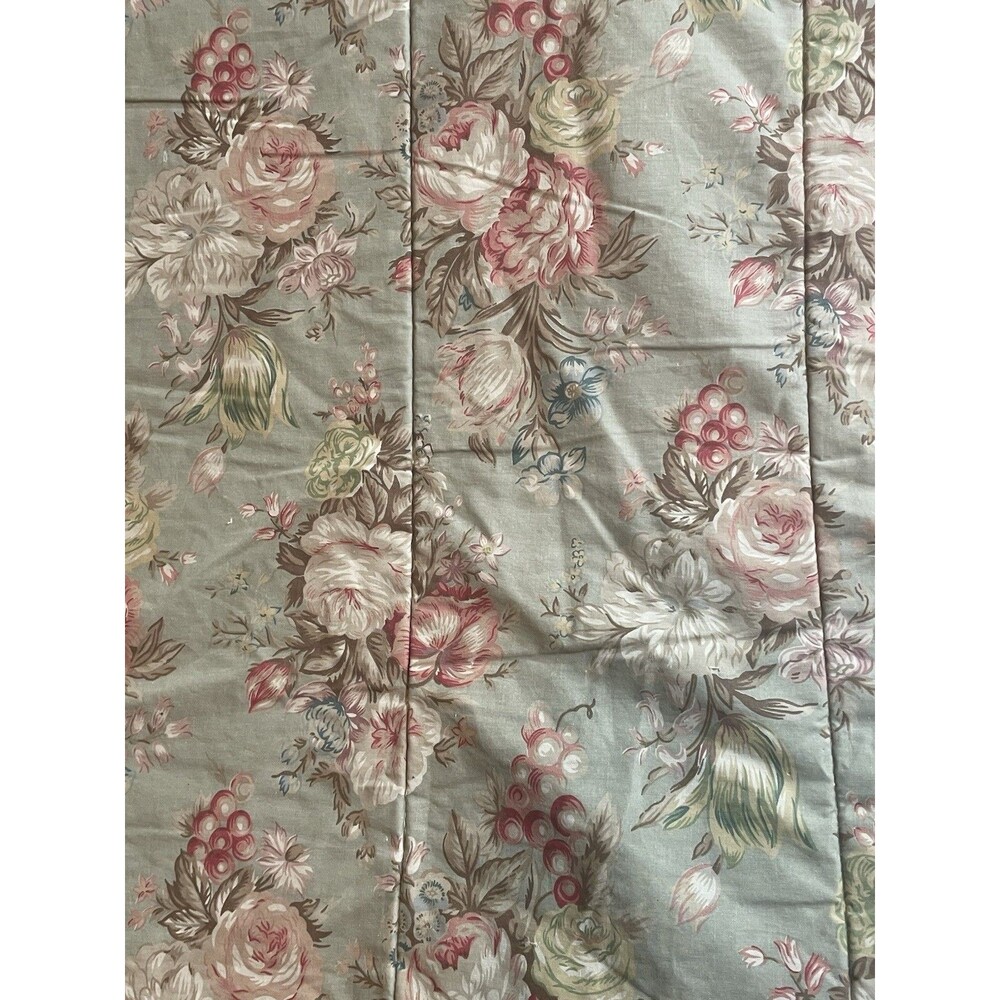 Ralph Lauren Charlotte Comforter Sage Floral Full/Queen Vintage Cottage **Read**